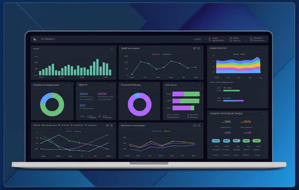 Paid Traffic Dashboard with performance metrics
